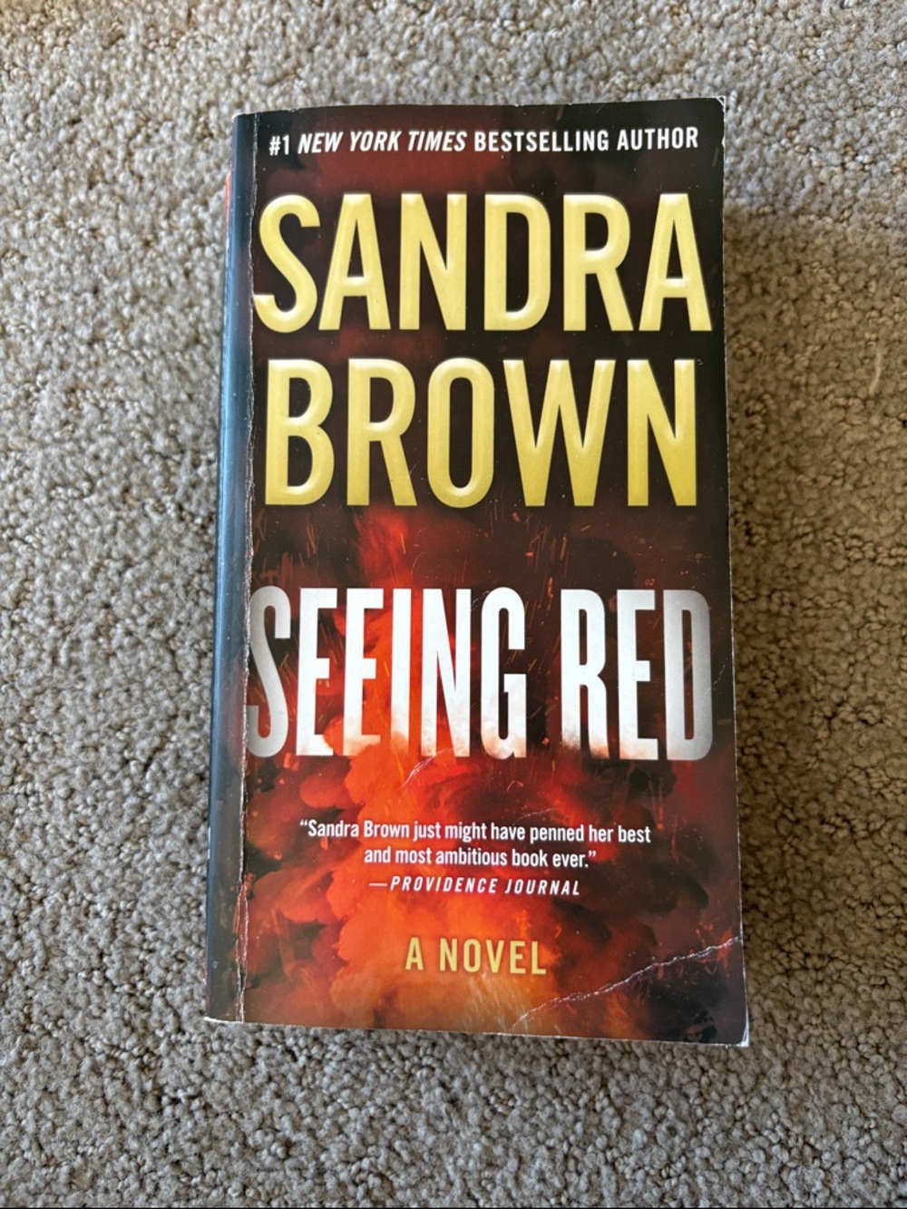 3/$25 Sandra Brown "Seeing Red" Paperback Novel Book